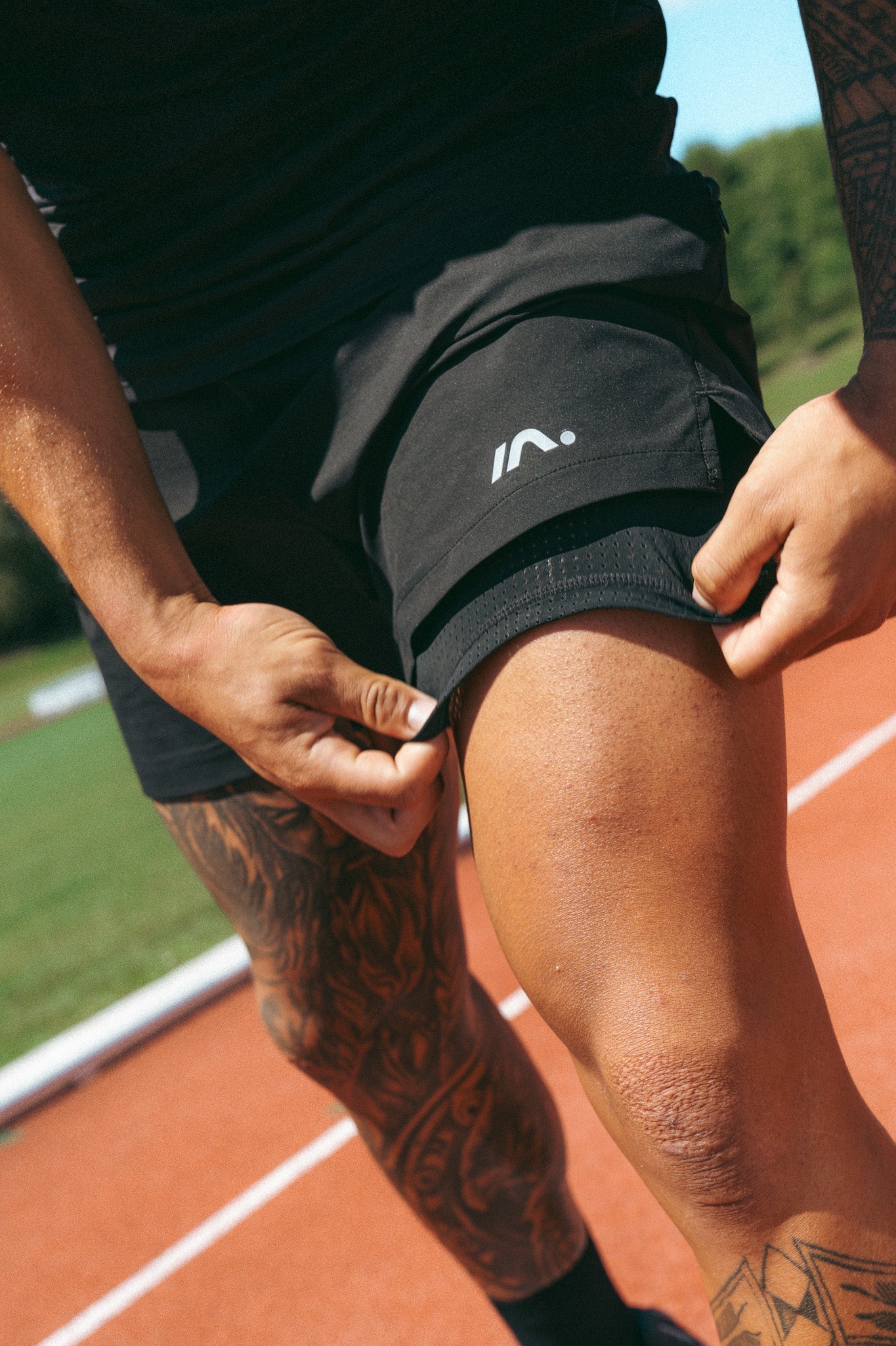 5" TRAINING SHORT MENS BLACK