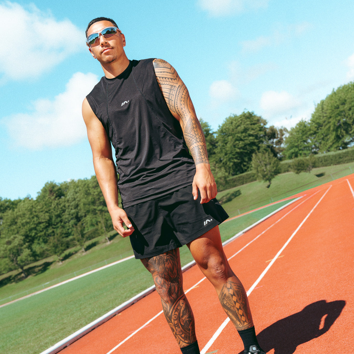 5" TRAINING SHORT MENS BLACK