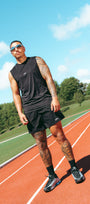5" TRAINING SHORT MENS BLACK