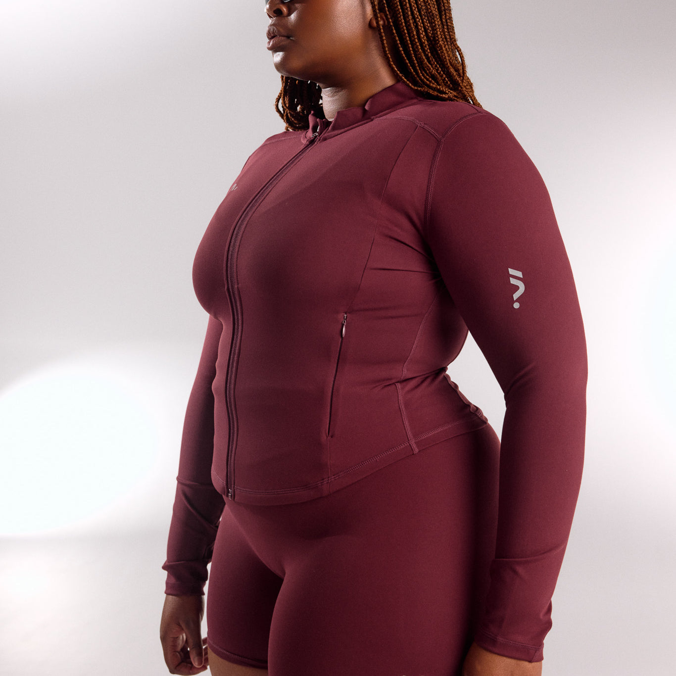 FORM JACKET DEEP CHERRY