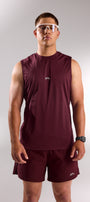 TRAINING SINGLET MENS DEEP CHERRY