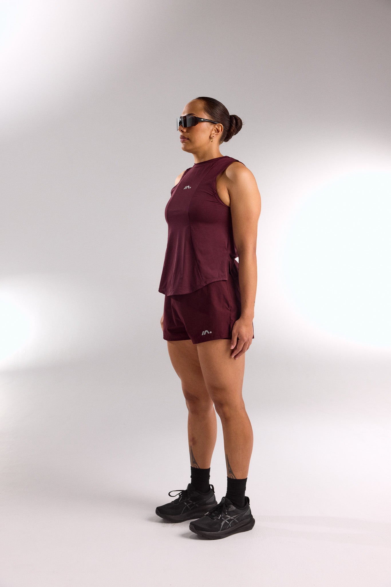 TRAINING TANK WOMENS DEEP CHERRY
