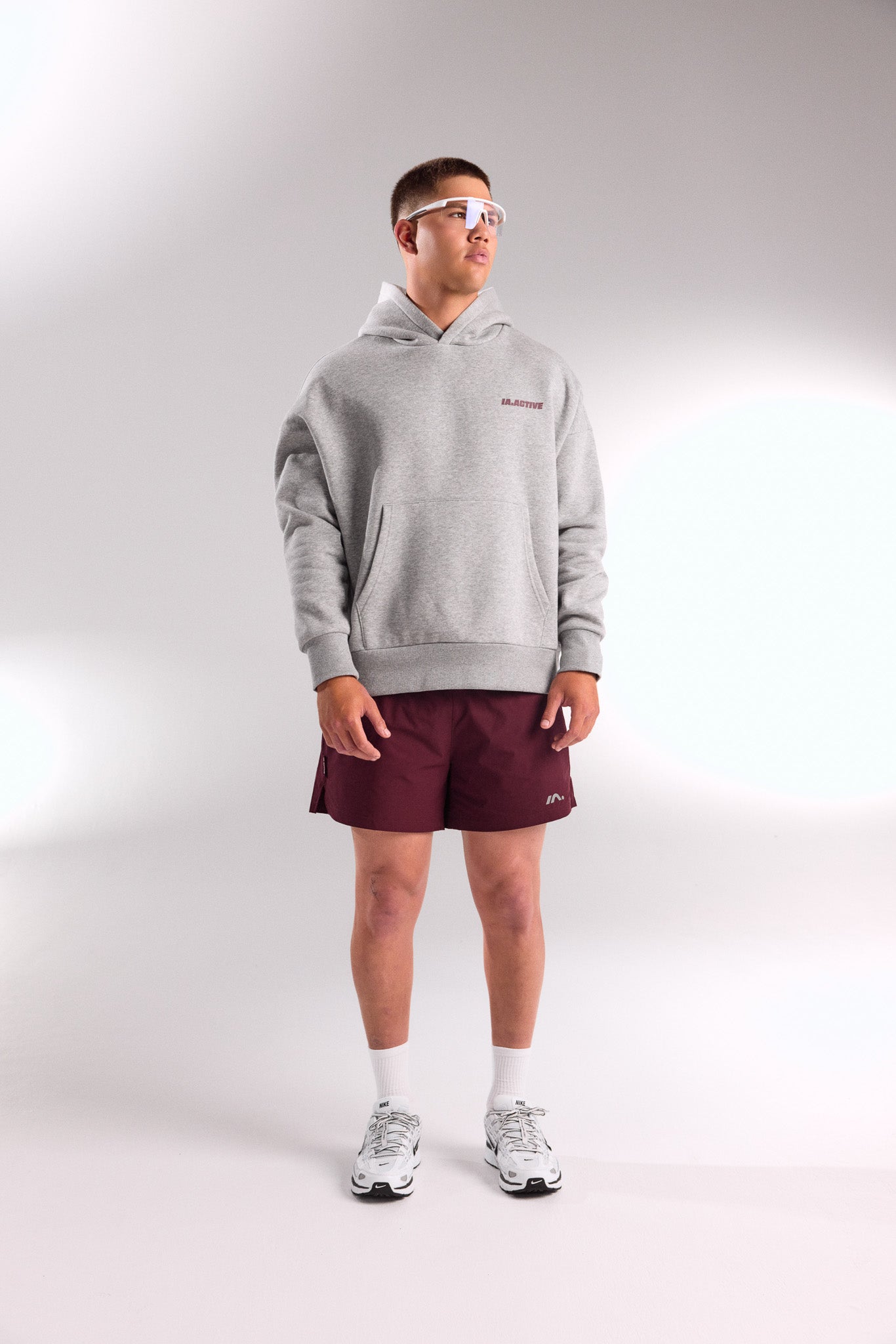 IA.ACTIVE HOODIE GREY MARLE