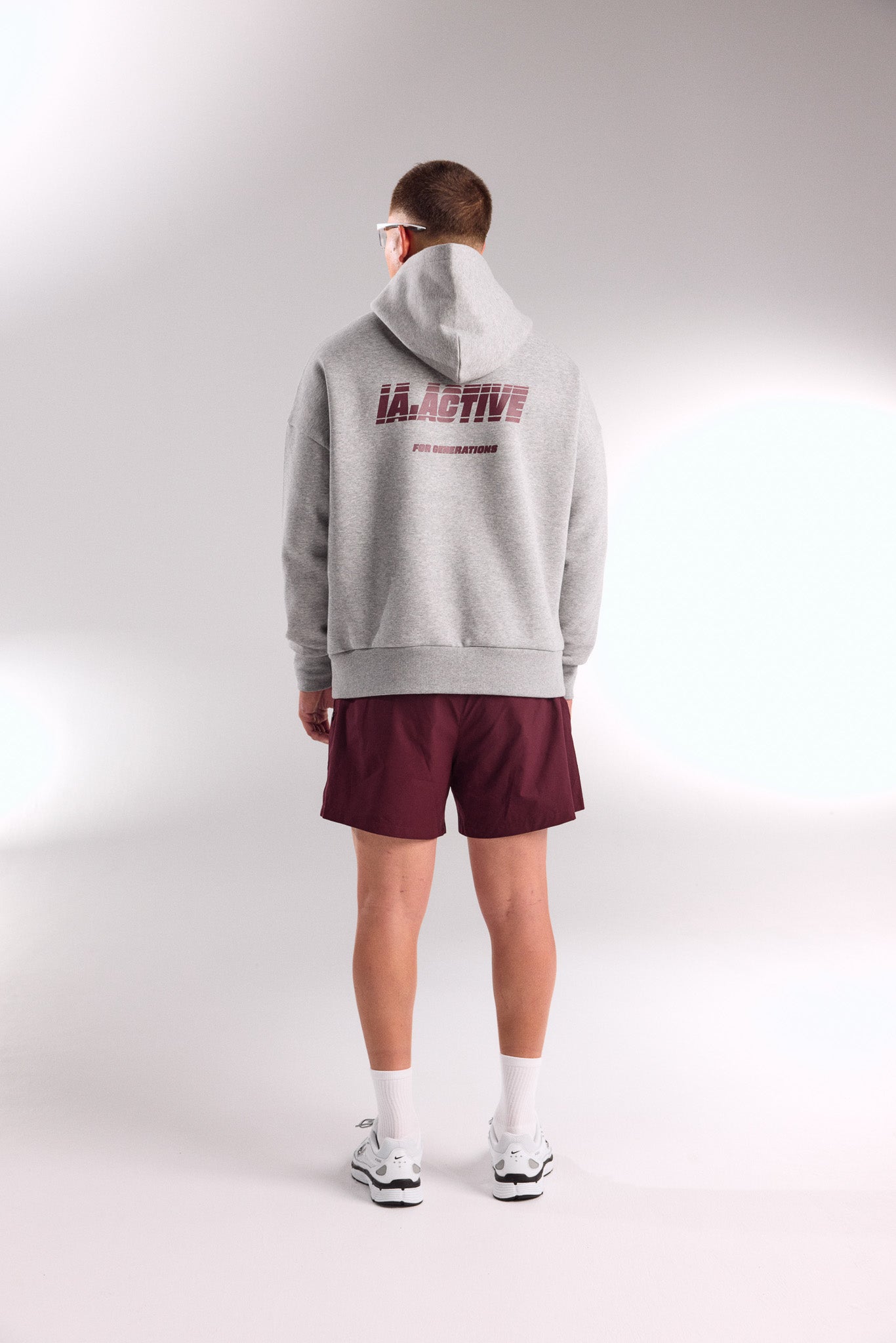 IA.ACTIVE HOODIE GREY MARLE