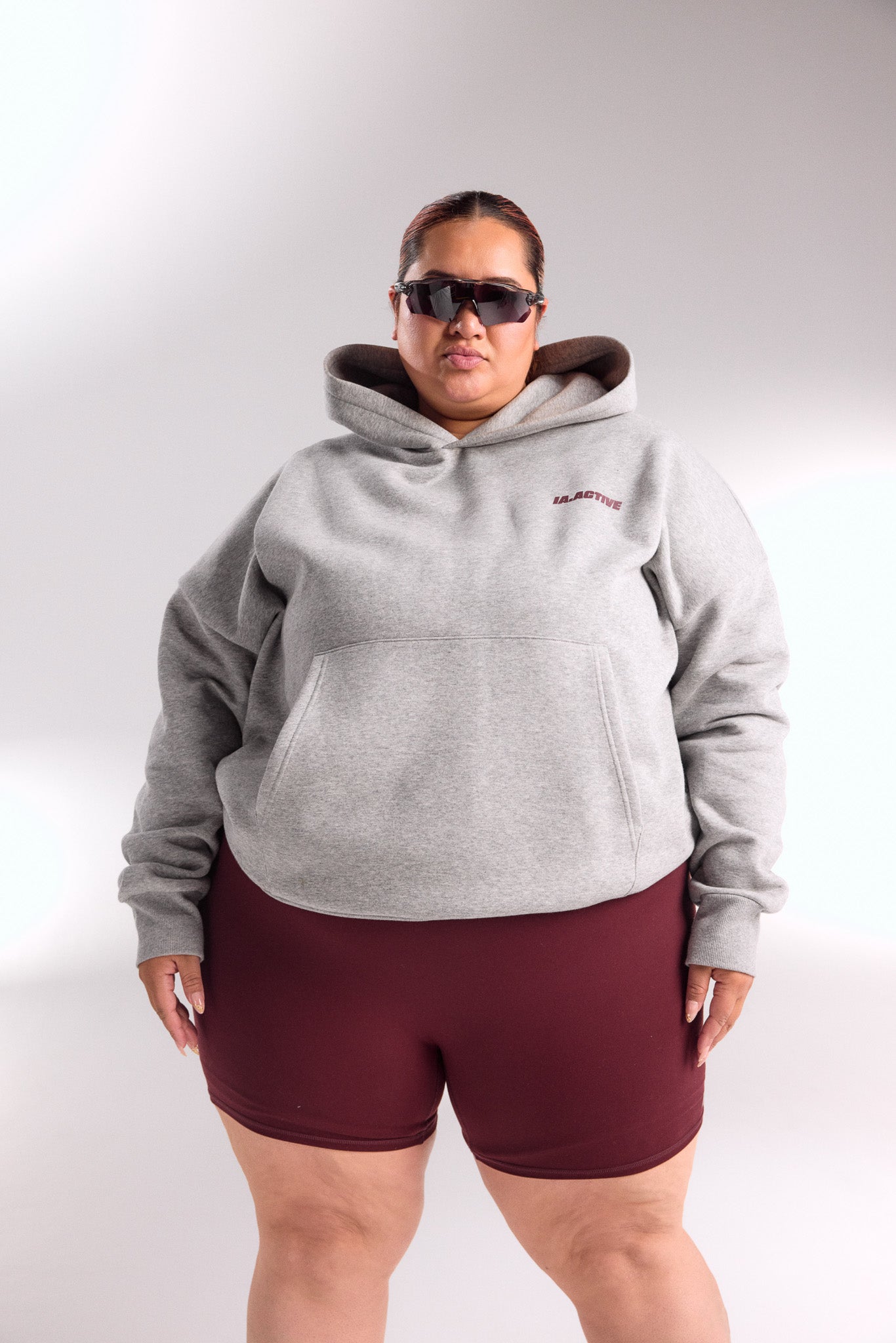 IA.ACTIVE HOODIE GREY MARLE