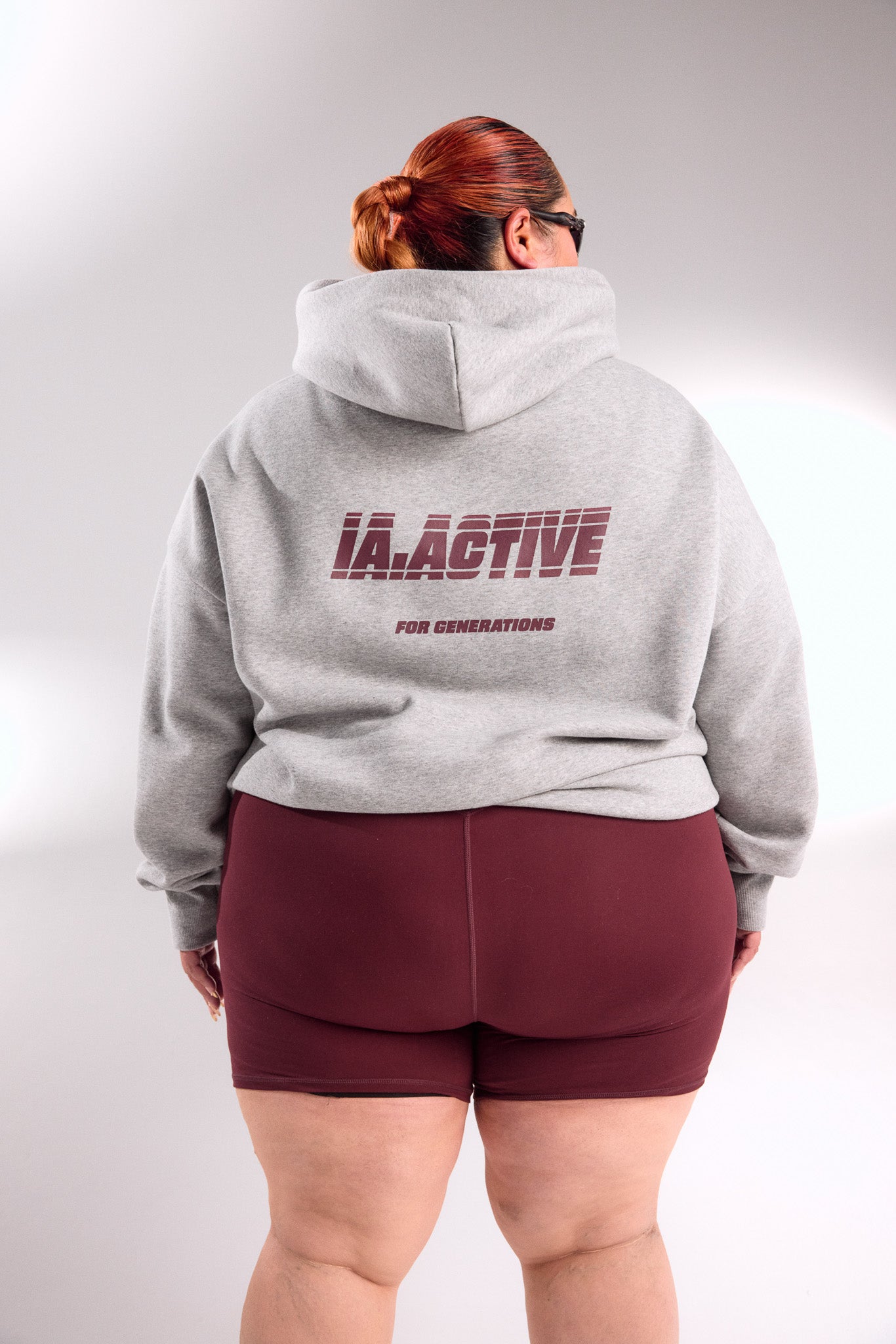 IA.ACTIVE HOODIE GREY MARLE