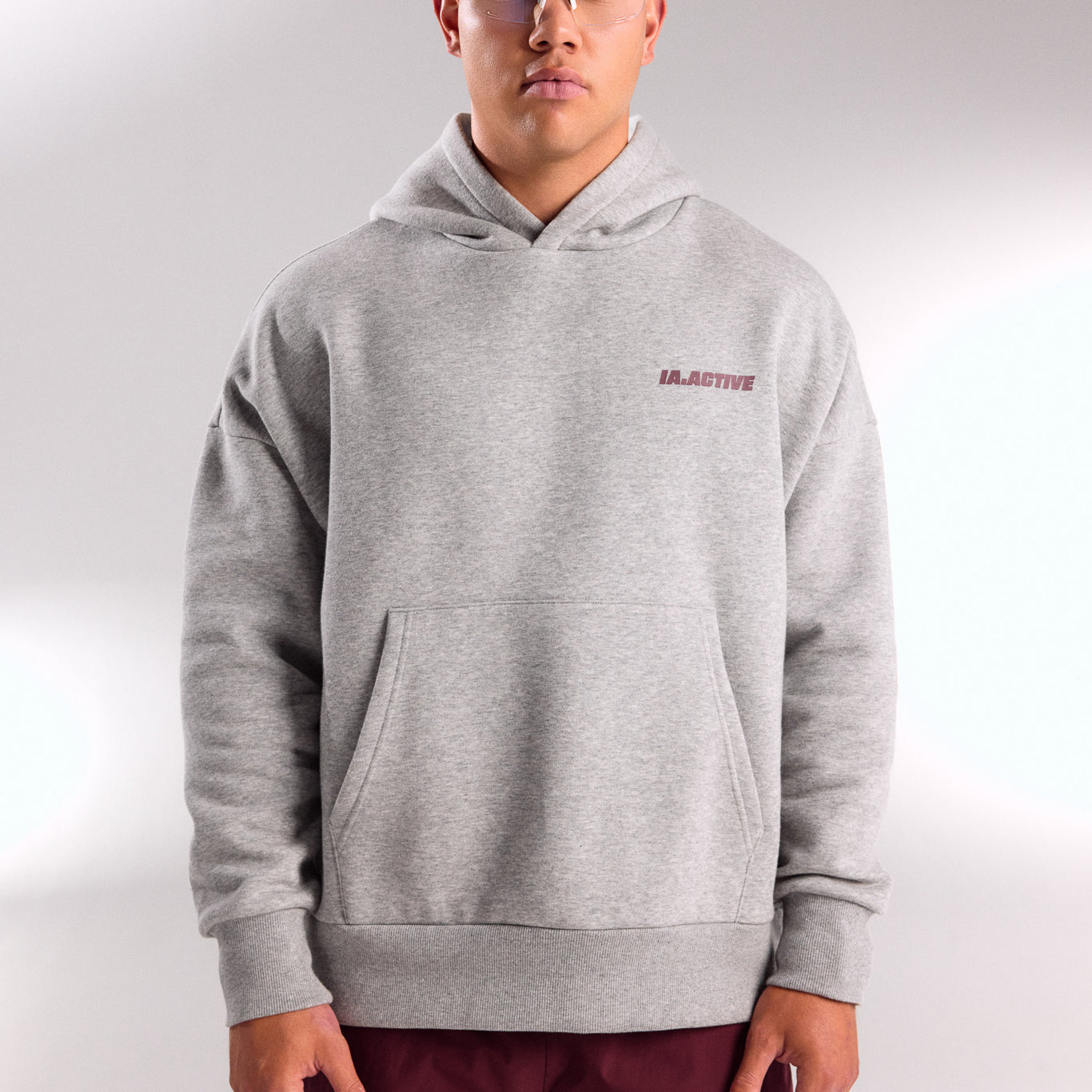 IA.ACTIVE HOODIE GREY MARLE