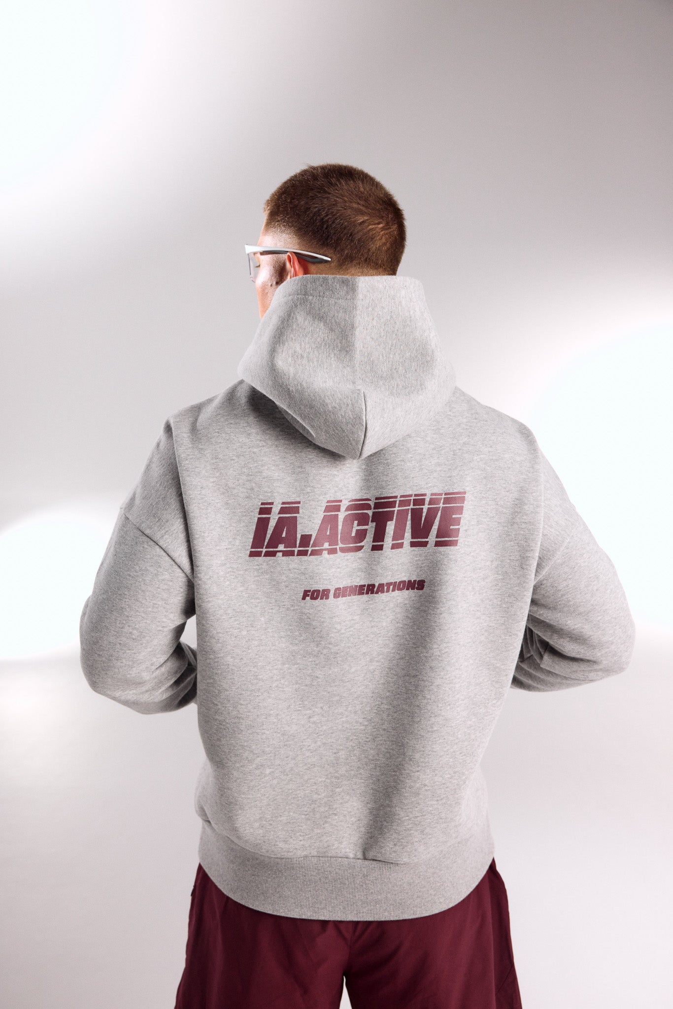 IA.ACTIVE HOODIE GREY MARLE