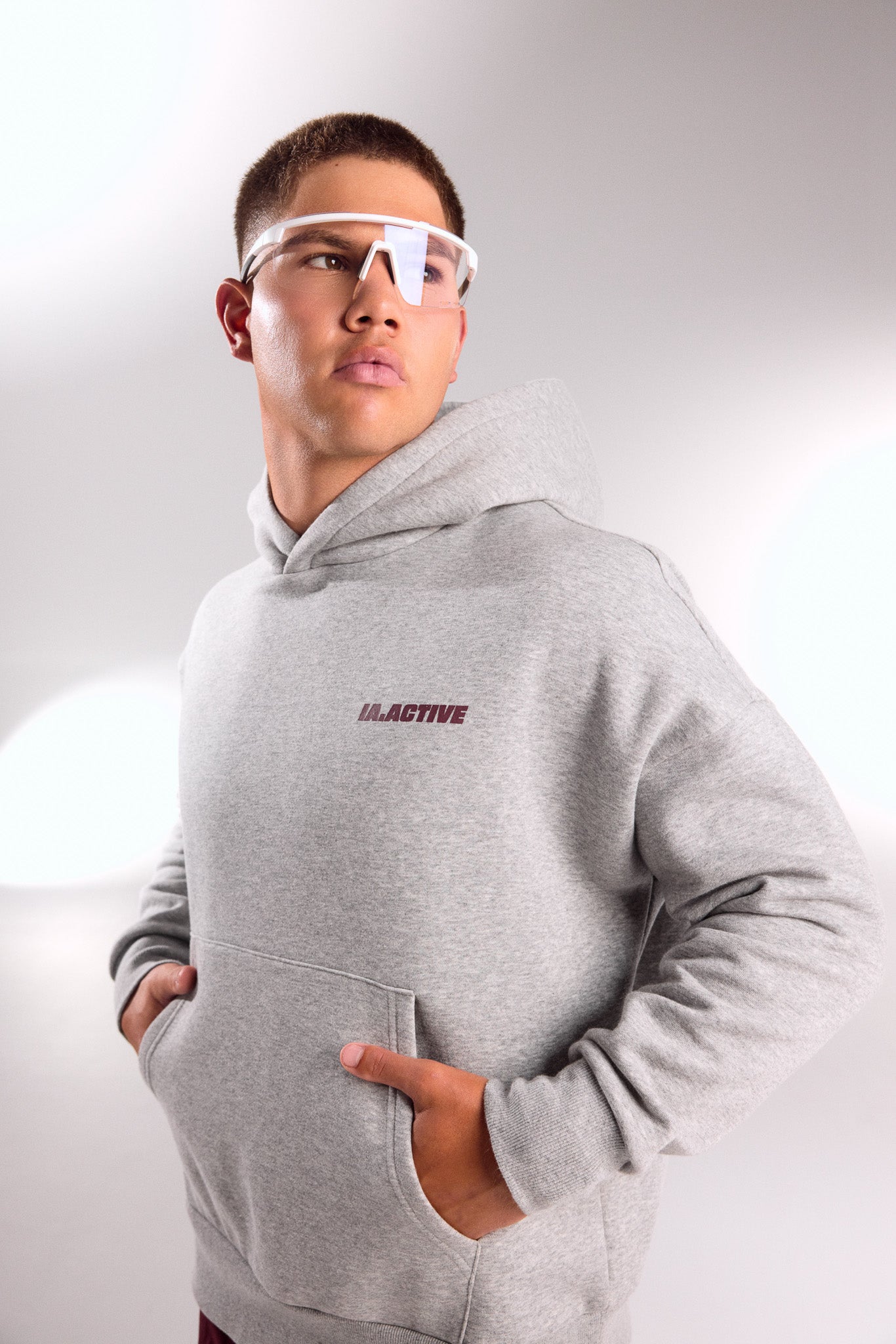 IA.ACTIVE HOODIE GREY MARLE