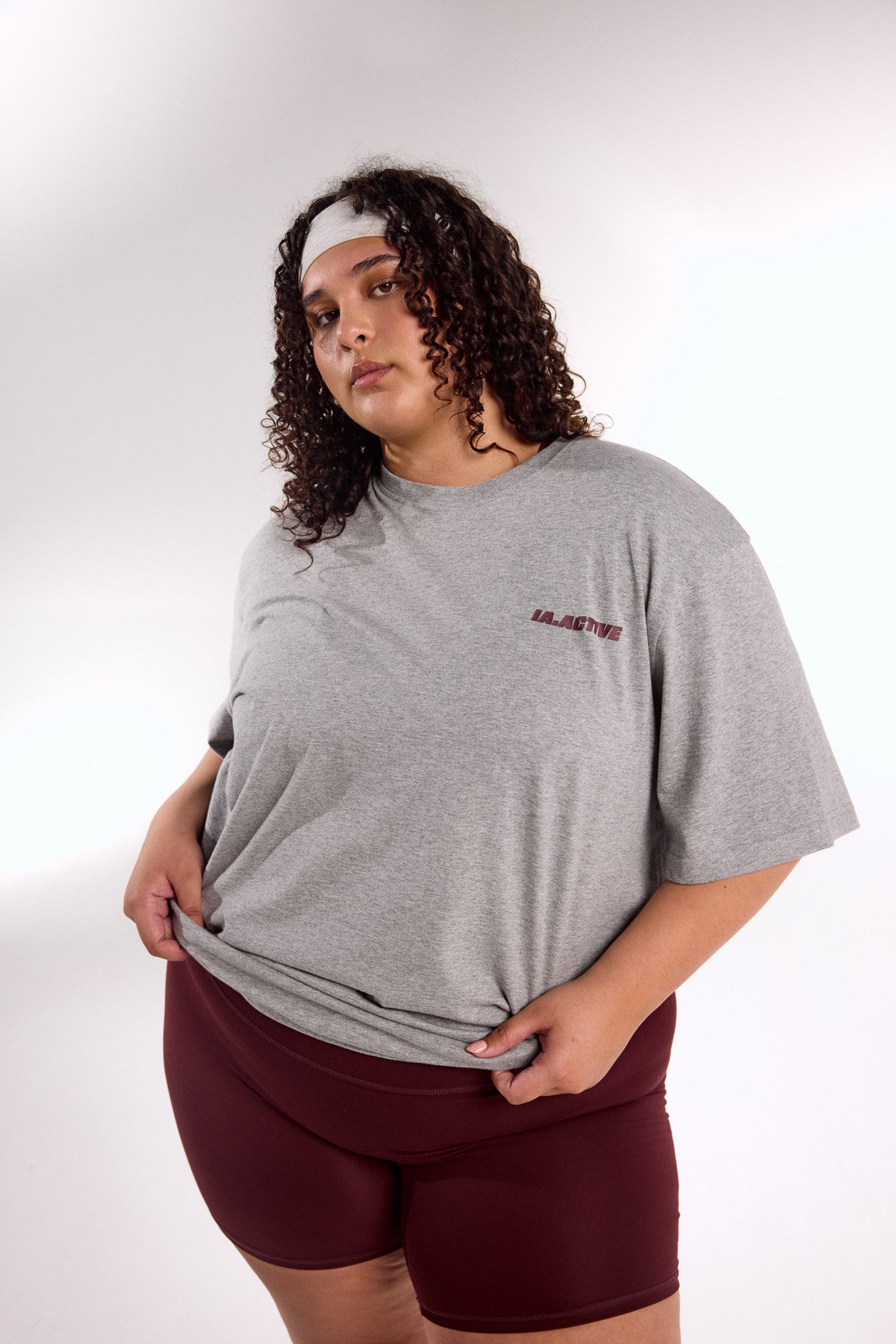 IA.ACTIVE TEE GREY MARLE