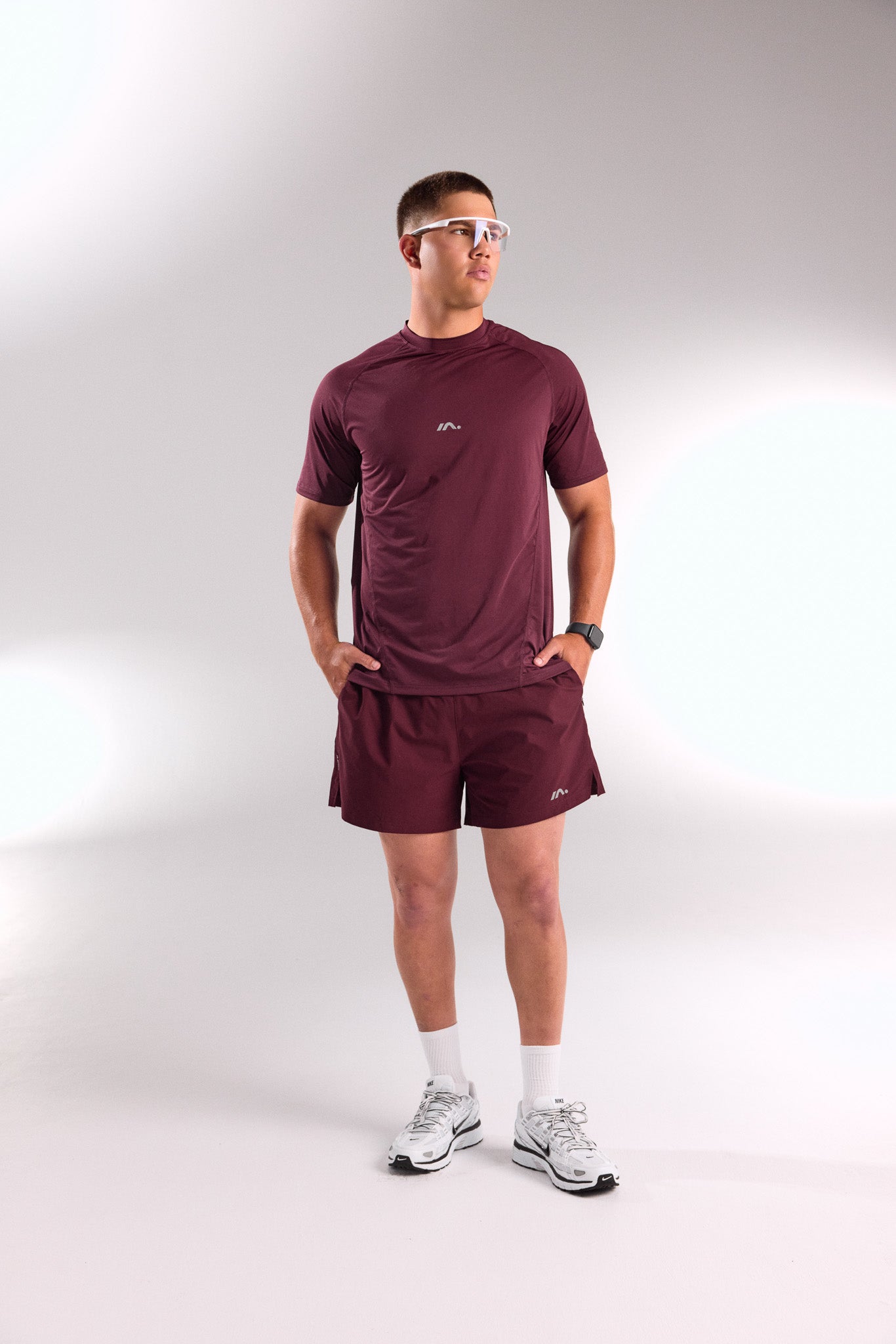 TRAINING TOP MENS DEEP CHERRY