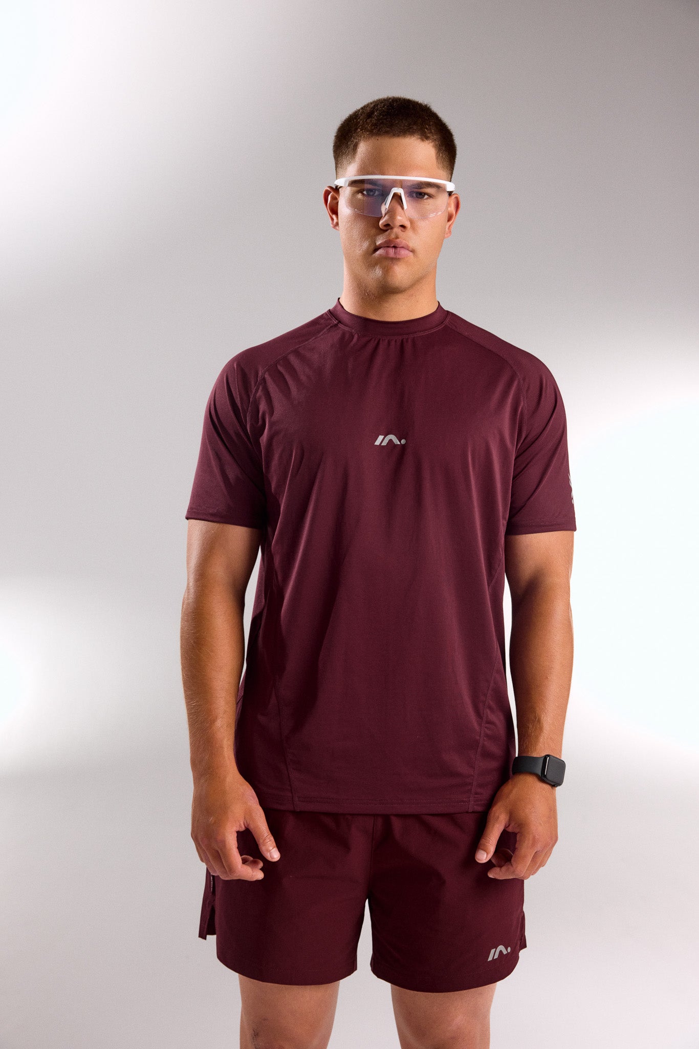 TRAINING TOP MENS DEEP CHERRY