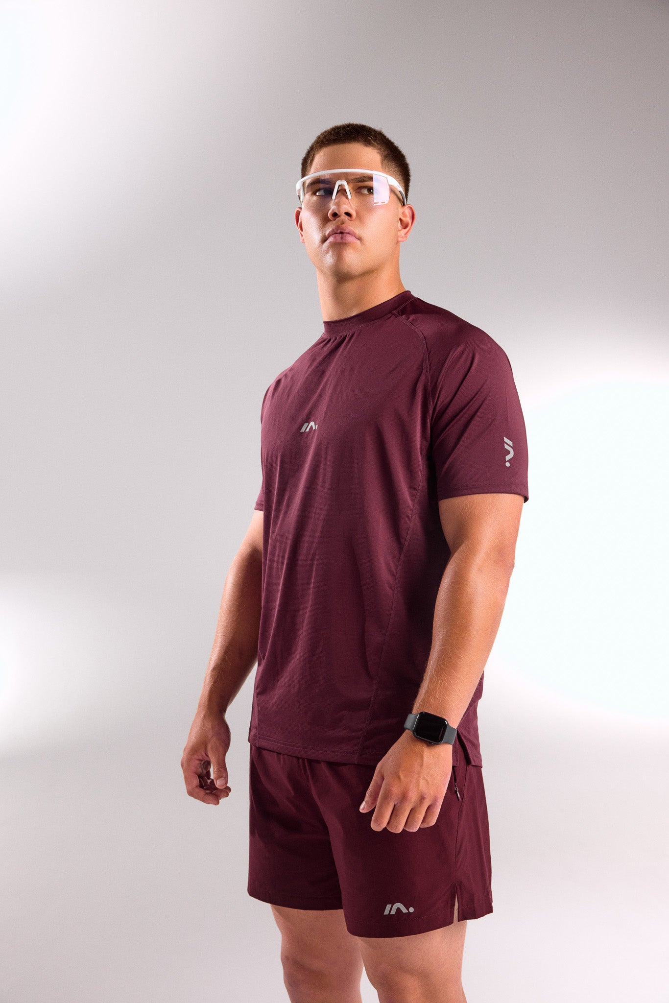 TRAINING TOP MENS DEEP CHERRY