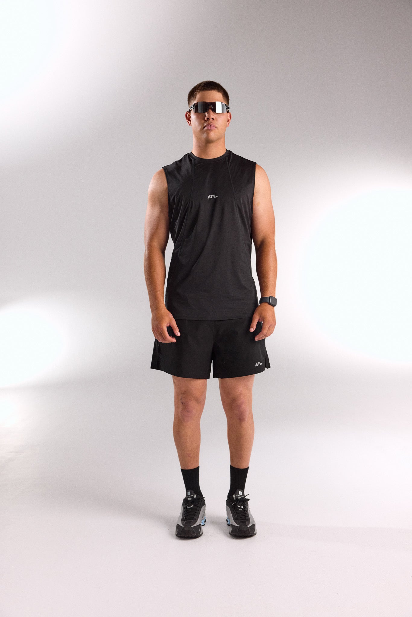 5" TRAINING SHORT MENS BLACK