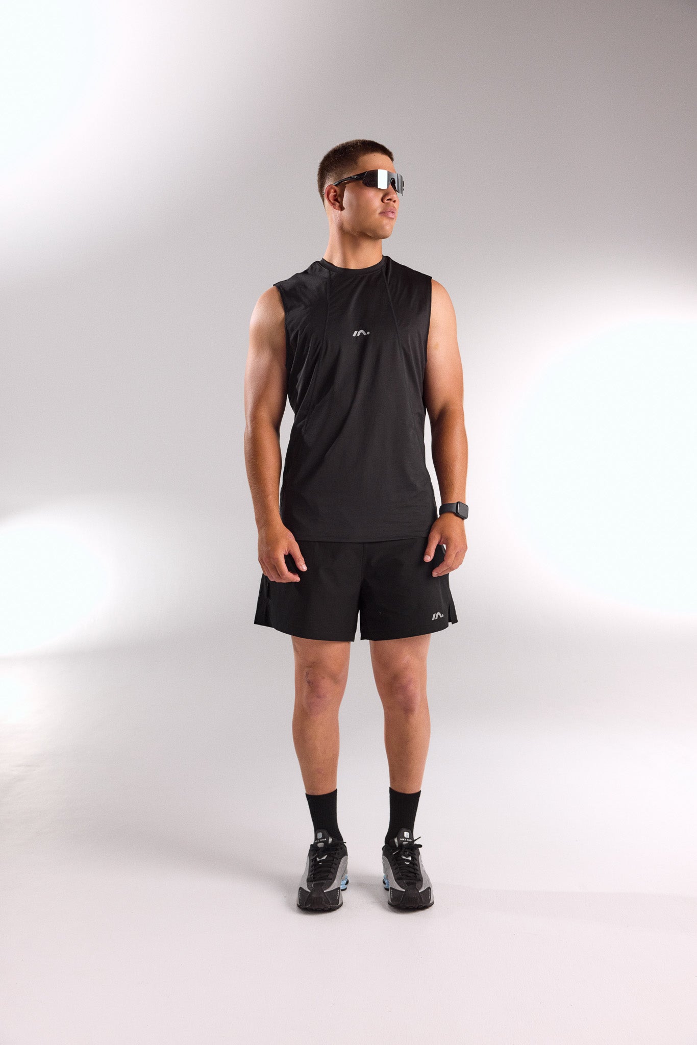 TRAINING SINGLET MENS BLACK