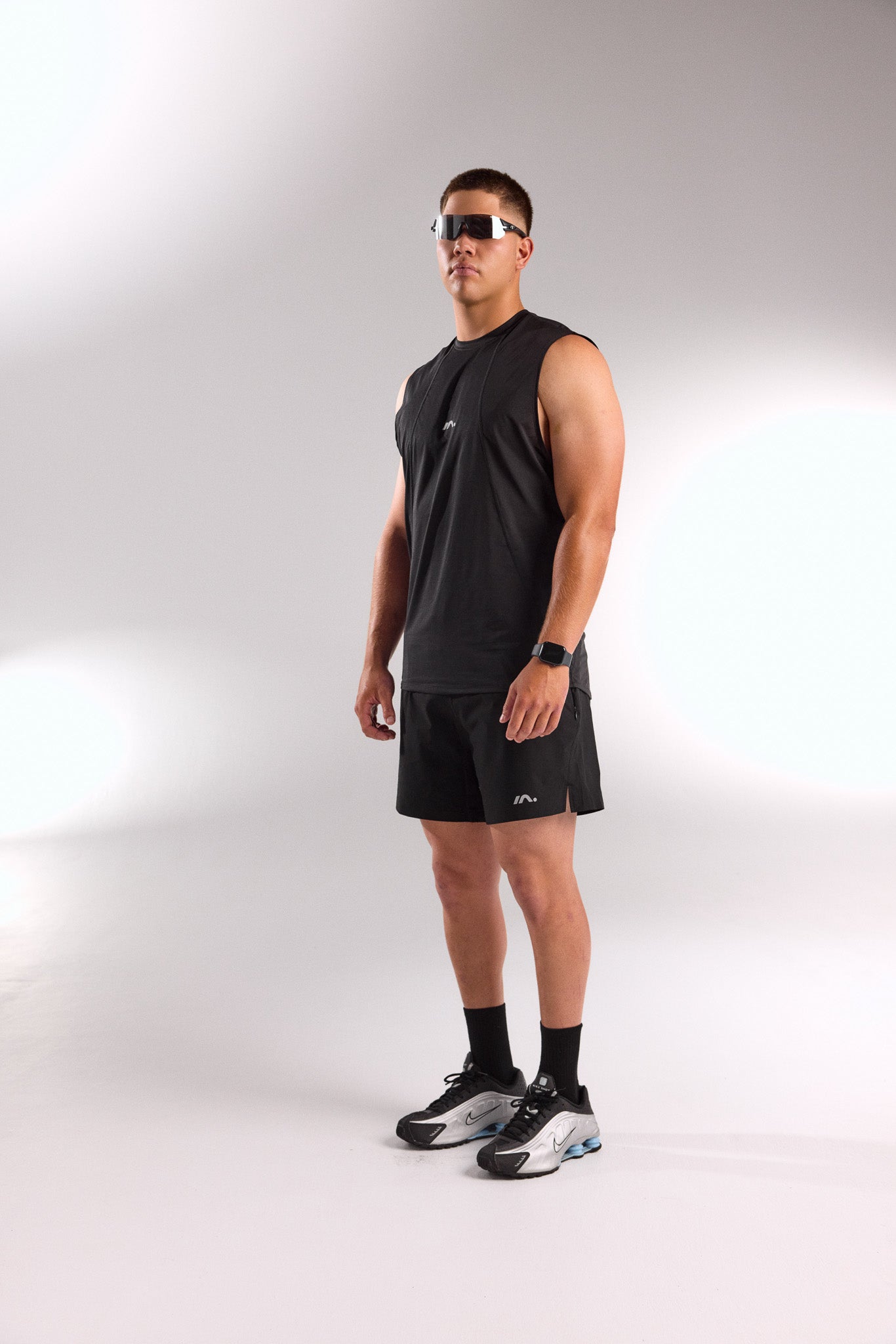 TRAINING SINGLET MENS BLACK
