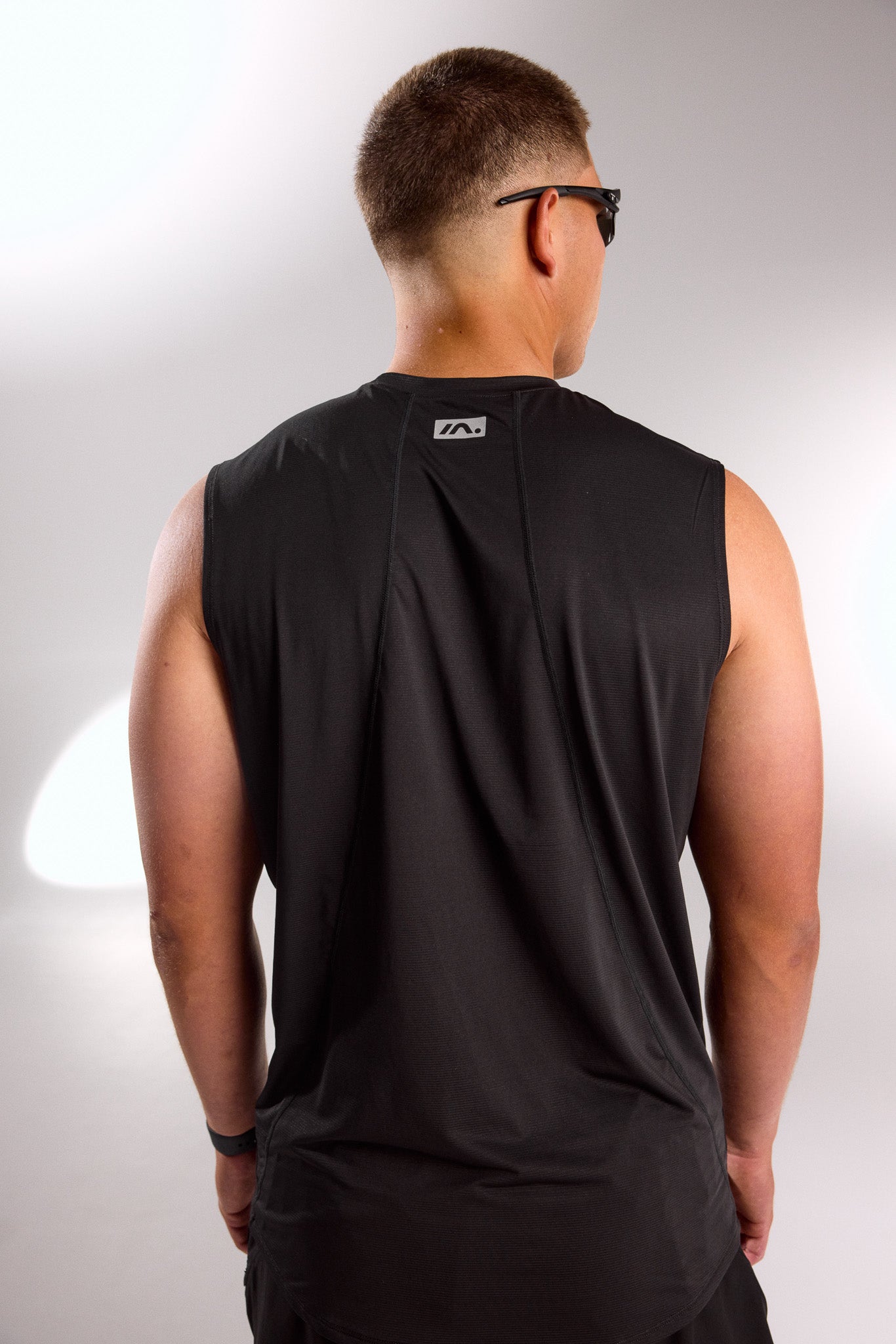 TRAINING SINGLET MENS BLACK