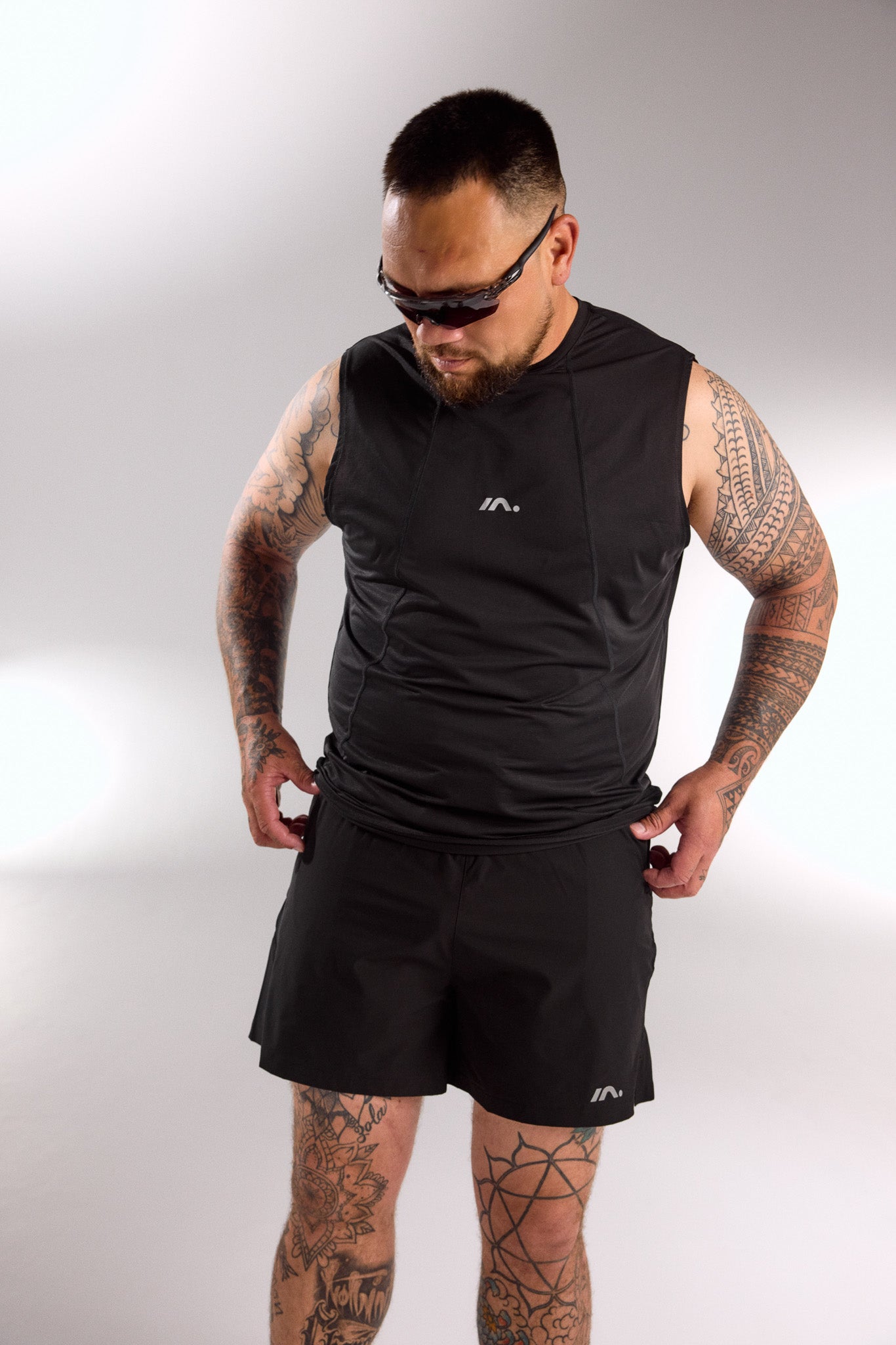 5" TRAINING SHORT MENS BLACK