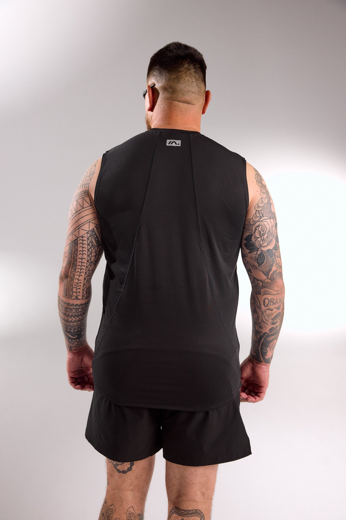 TRAINING SINGLET MENS BLACK