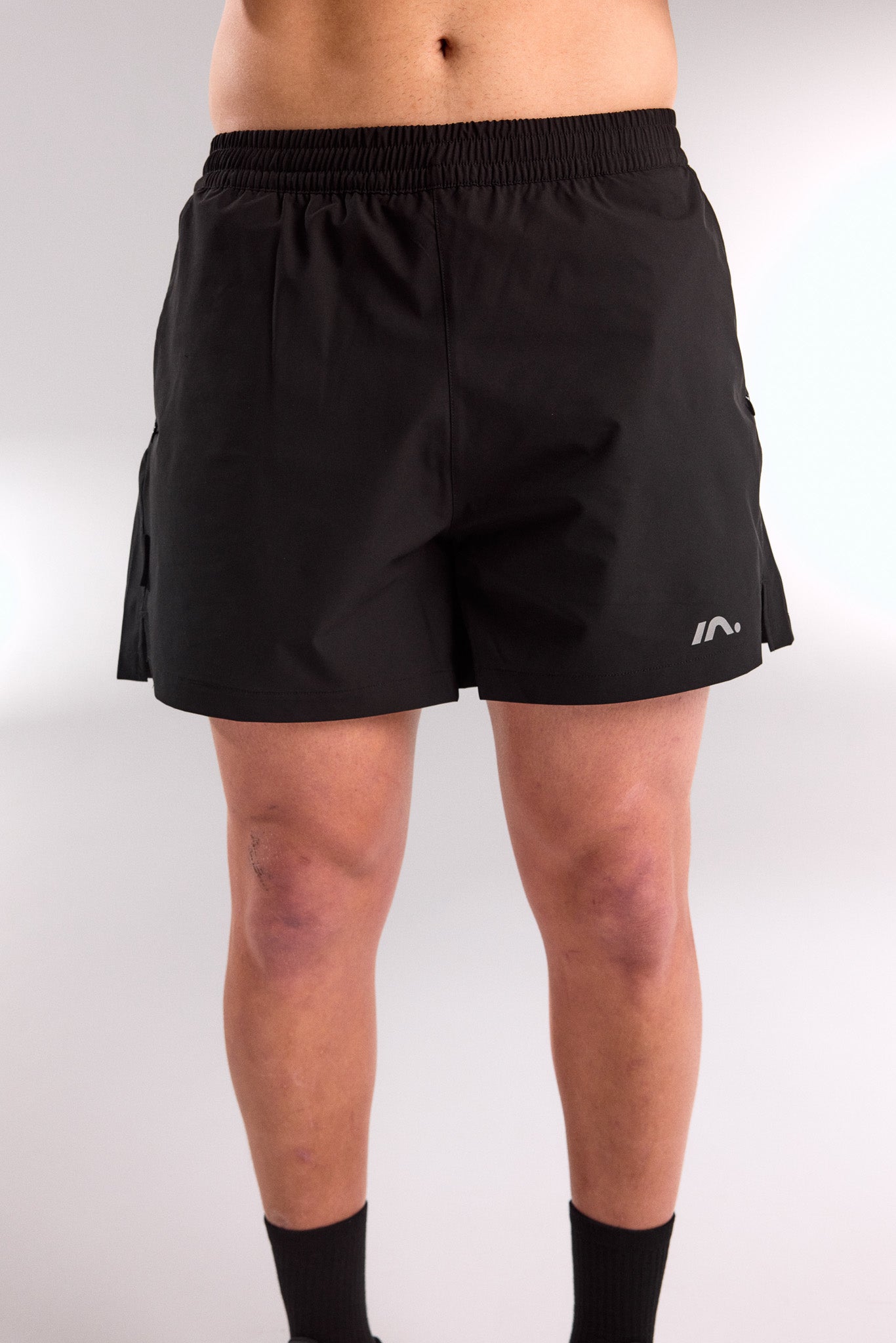 5" TRAINING SHORT MENS BLACK