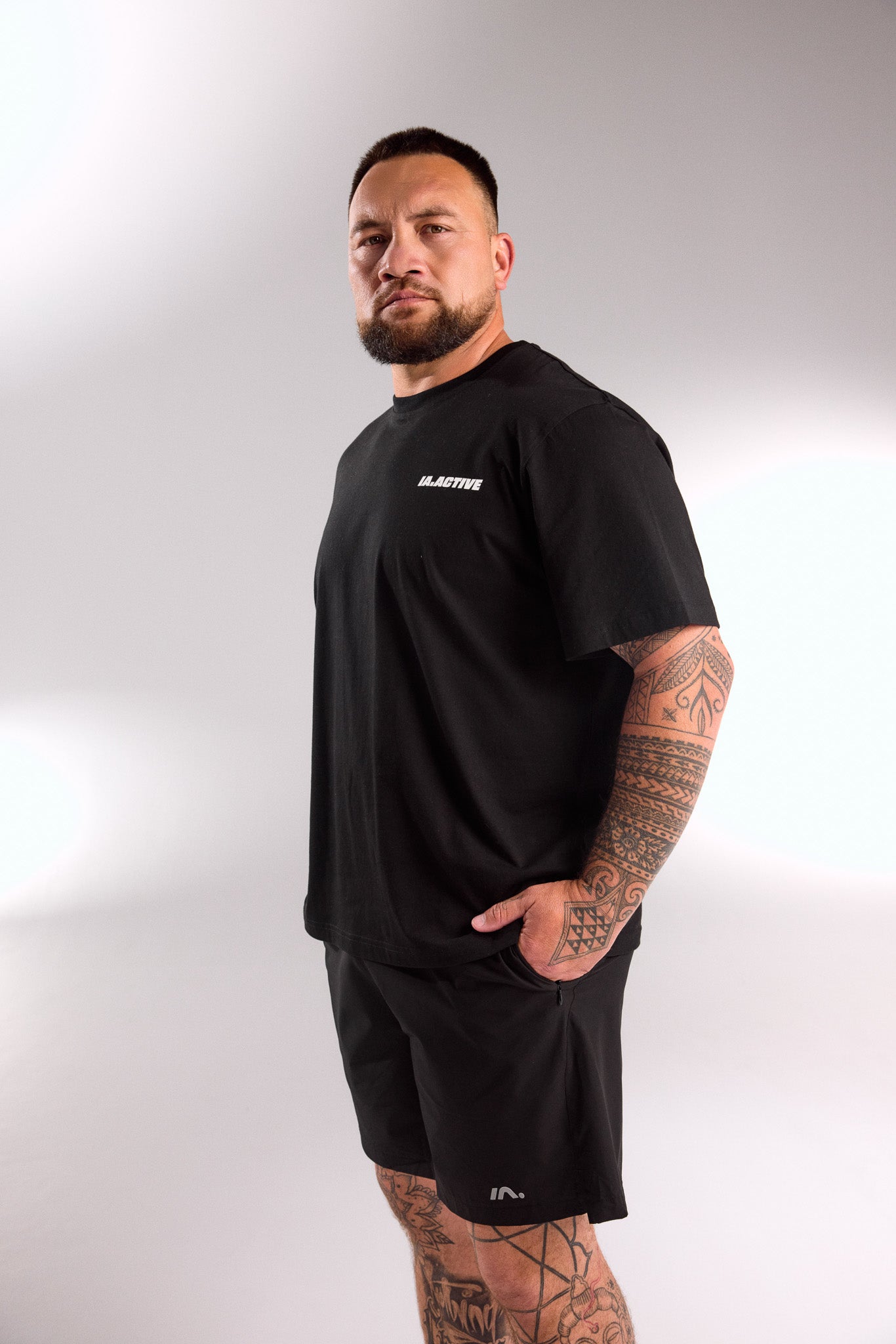 IA.ACTIVE TEE BLACK