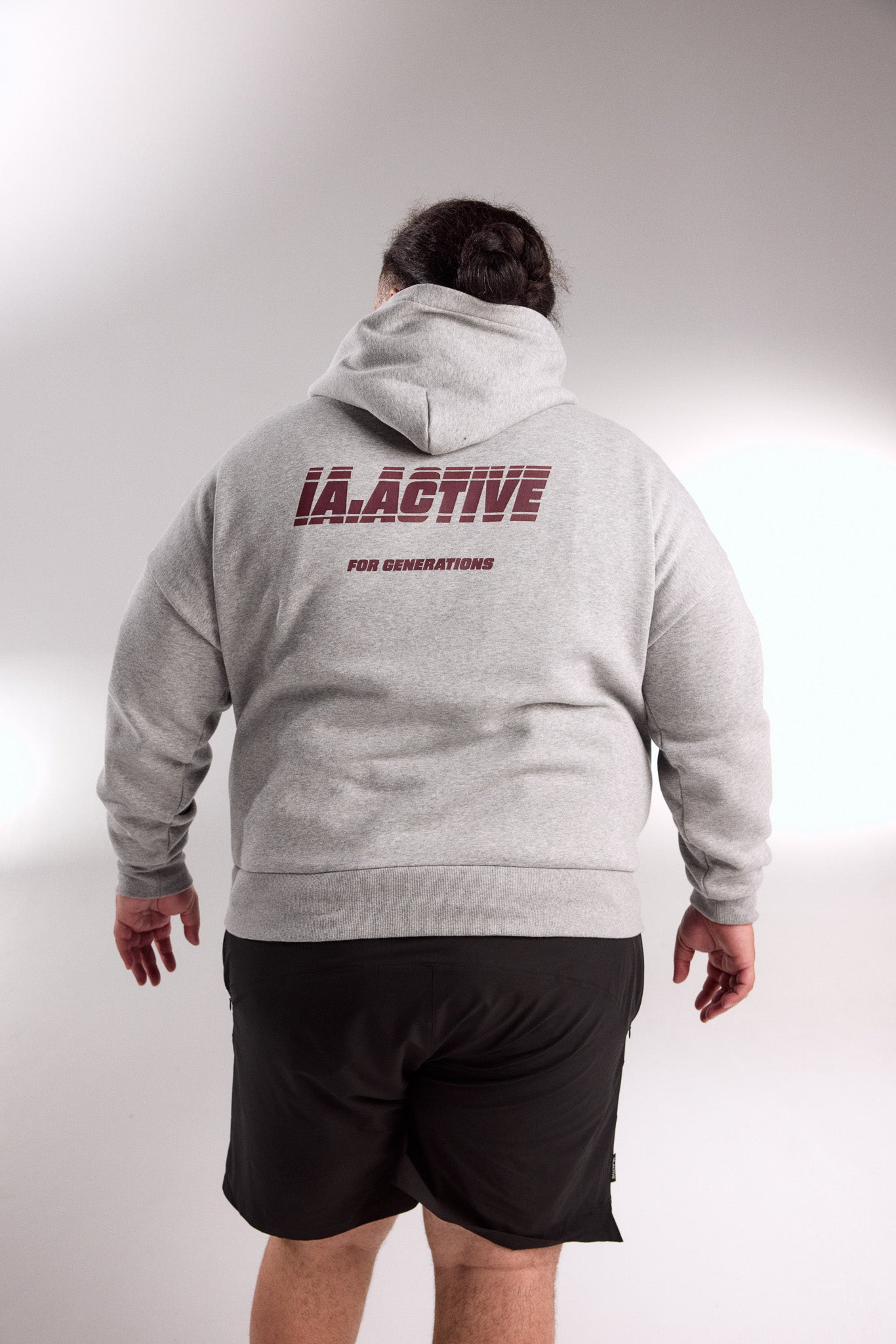 IA.ACTIVE HOODIE GREY MARLE