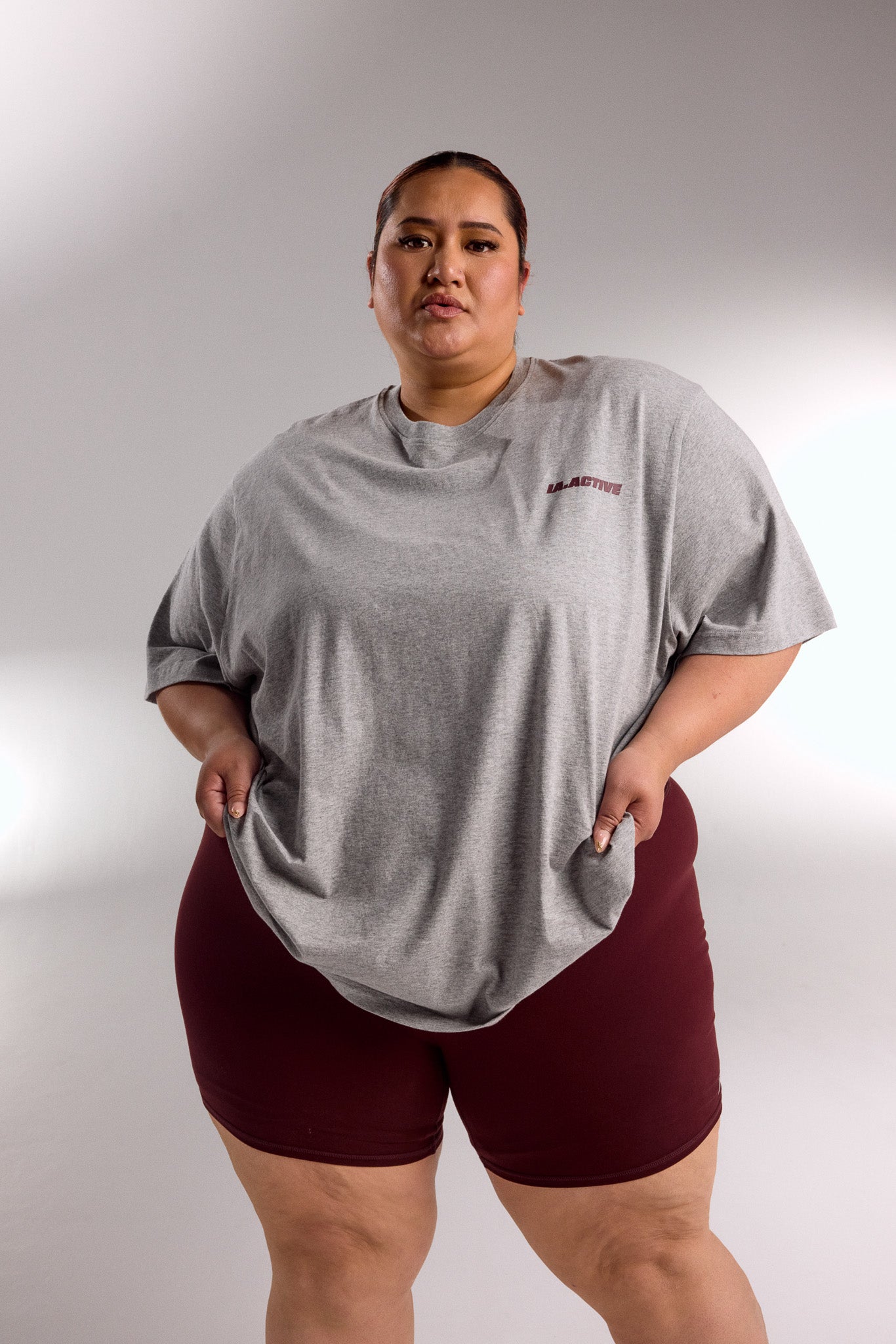 IA.ACTIVE TEE GREY MARLE