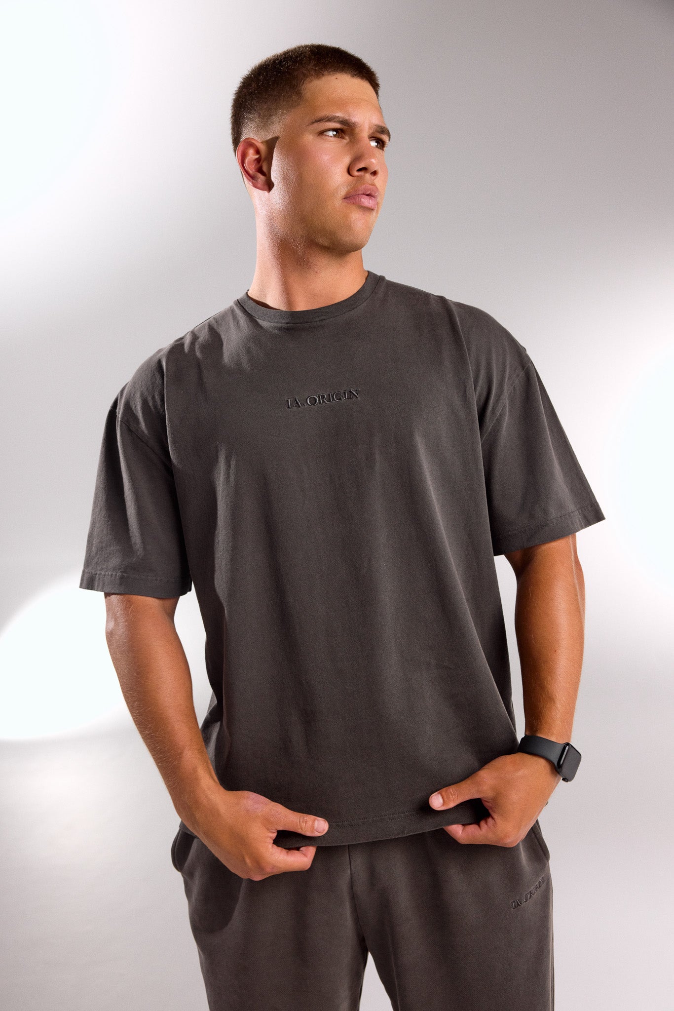 ESSENTIAL OVERSIZED HEAVY WEIGHT TEE STORM