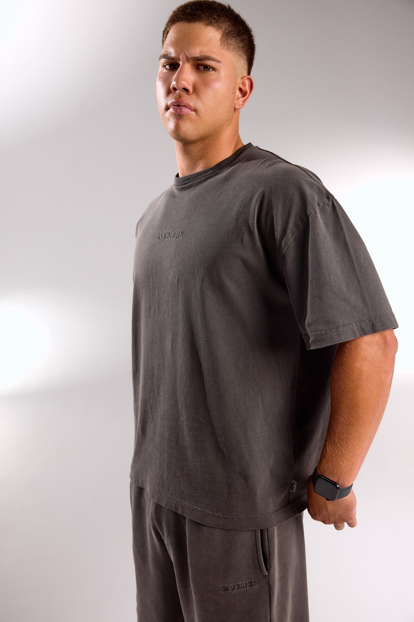 ESSENTIAL OVERSIZED HEAVY WEIGHT TEE STORM