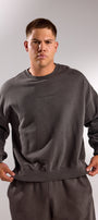 ESSENTIAL OVERSIZED CREW NECK STORM