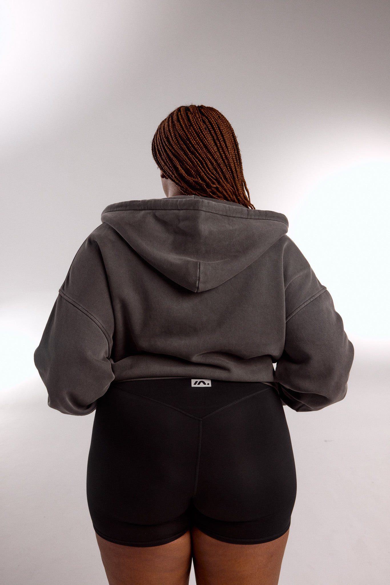 ESSENTIAL OVERSIZED ZIP HOODIE STORM