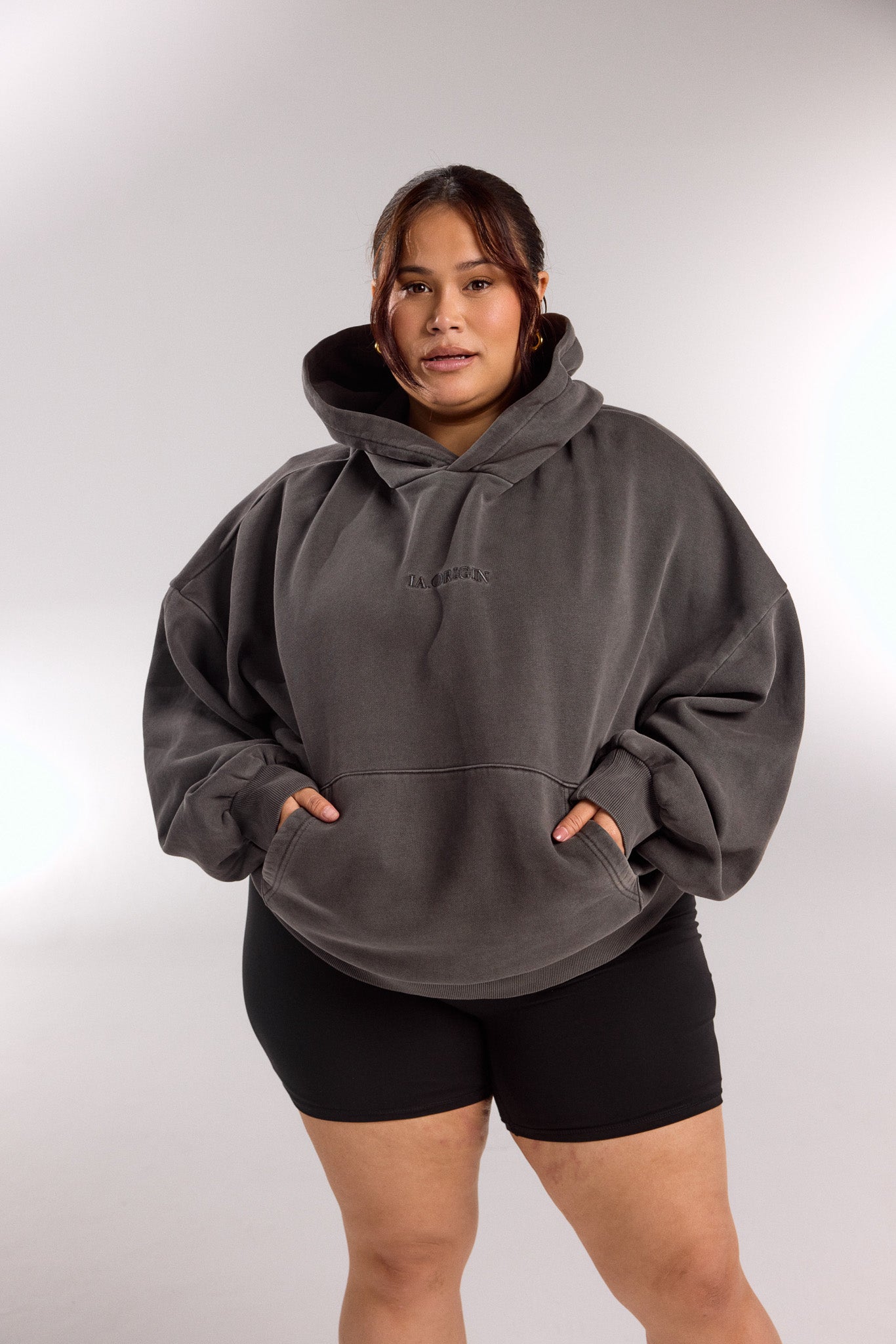 ESSENTIAL OVERSIZED HOODIE STORM