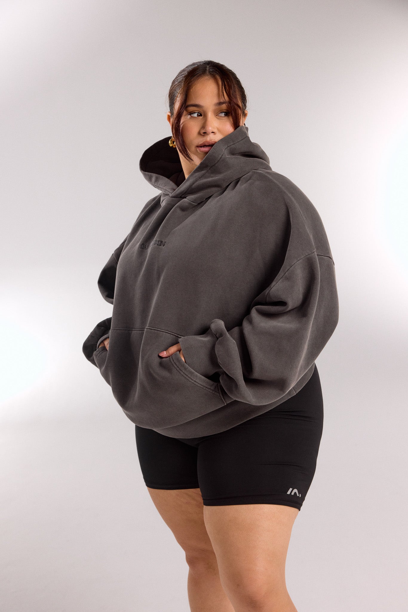ESSENTIAL OVERSIZED HOODIE STORM