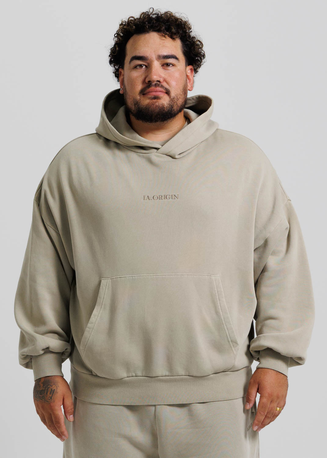ESSENTIAL OVERSIZED HOODIE SAND