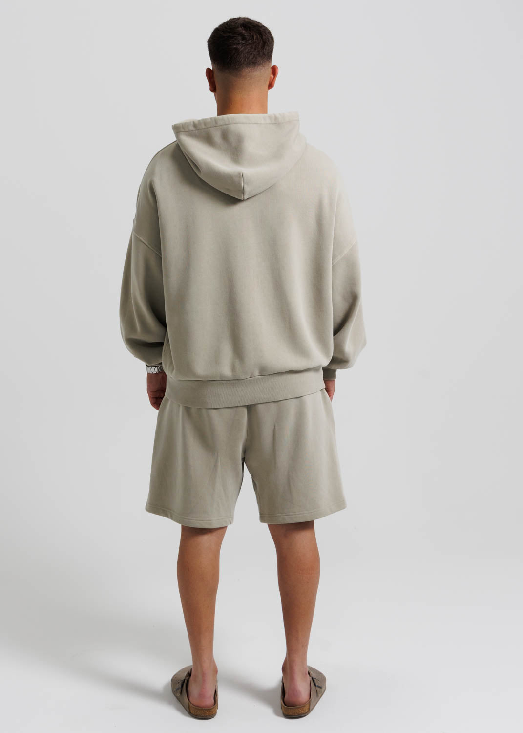 ESSENTIAL OVERSIZED ZIP HOODIE SAND